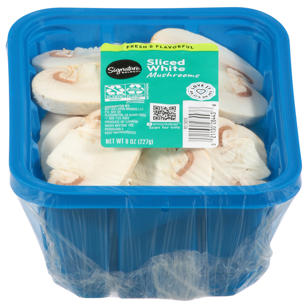 Signature SELECT Sliced White Mushrooms