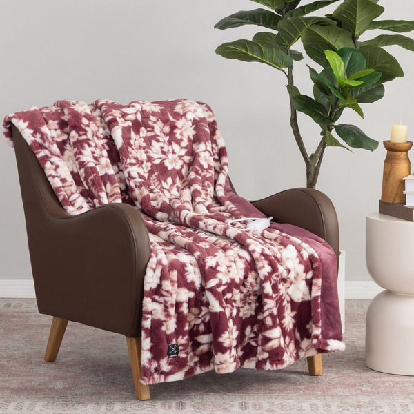 Berkshire - Heated Luxe Faux Fur Throw