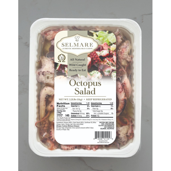 Selmare Marinated Octopus Salad 2.2lbs