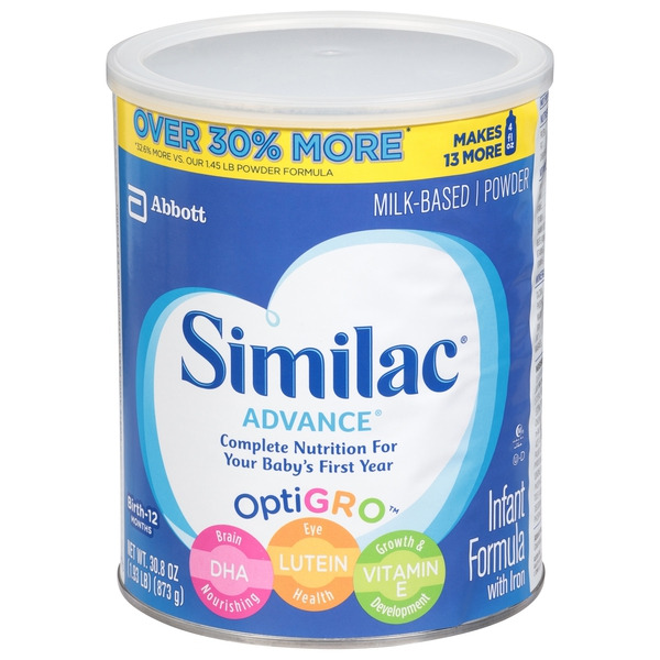 Similac Advance Infant Formula with Iron Powder Can Same-Day