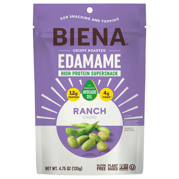 Biena Crispy Roasted Ranch Edamame Same-Day Delivery or Pickup