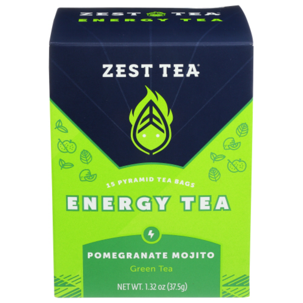 Zest Tea Pomegranate Mojito Energy Green Tea Same-Day Delivery or