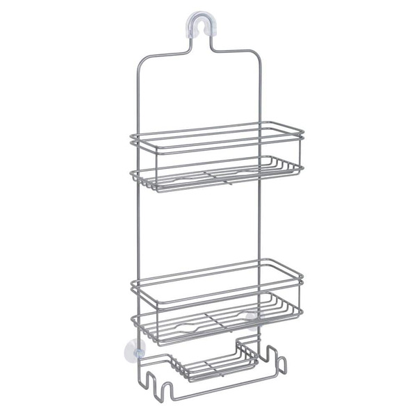 Glacier Bay Large Over-the-shower Caddy With 2 Shelves And Soap Dish In Satin Nickel