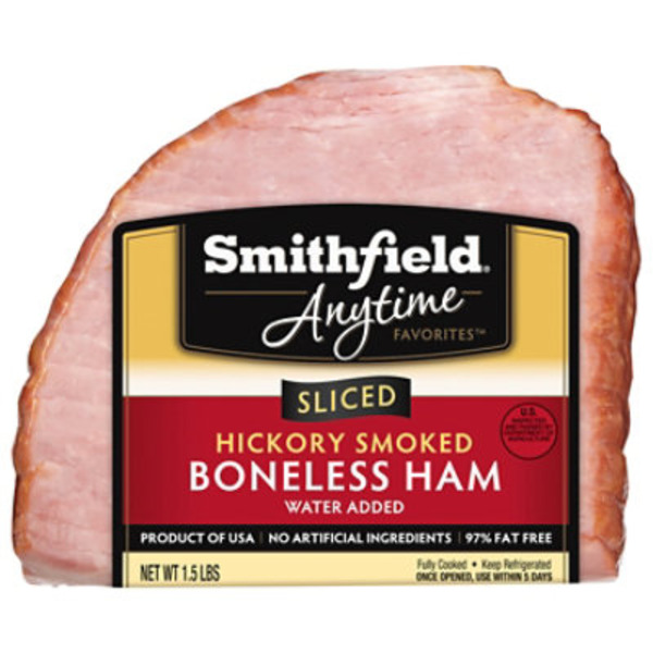 Smithfield Ham, Sliced, Hickory Smoked, Boneless
