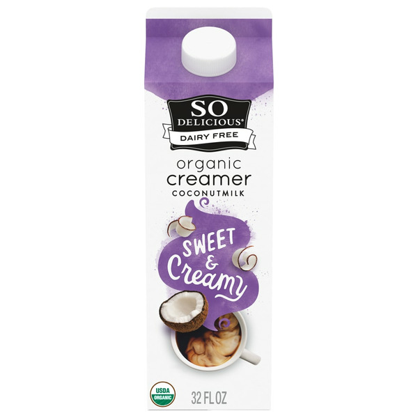 So Delicious Sweet & Creamy Coconut Milk Creamer, Vegan, Non-GMO