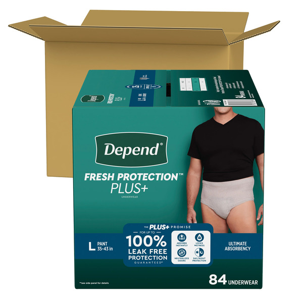 Costco Depend Protection Plus for Men for Incontinence SameDay