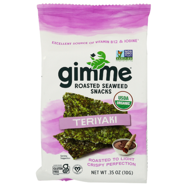 Gimme Health Foods Organic Teriyaki Roasted Seaweed Snacks Same