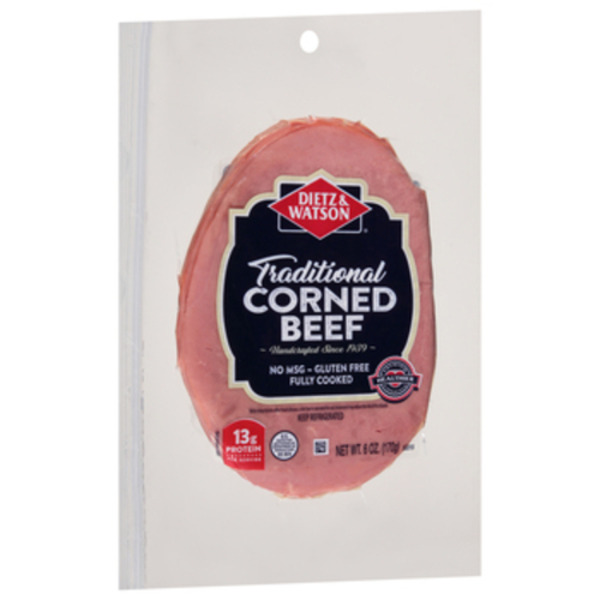 Dietz & Watson Legacy Traditional Corned Beef, Pre-Sliced Same-Day