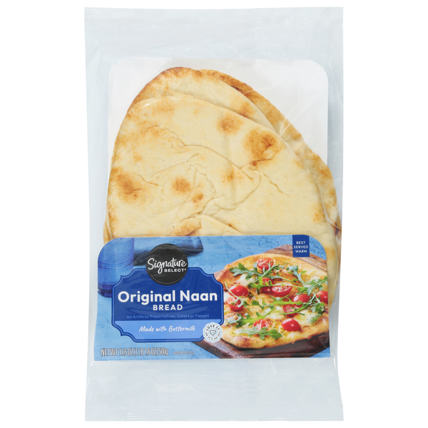 Signature SELECT Naan Bread, Artisan, Original