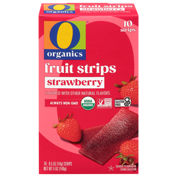 O Organics Strawberry Fruit Strips