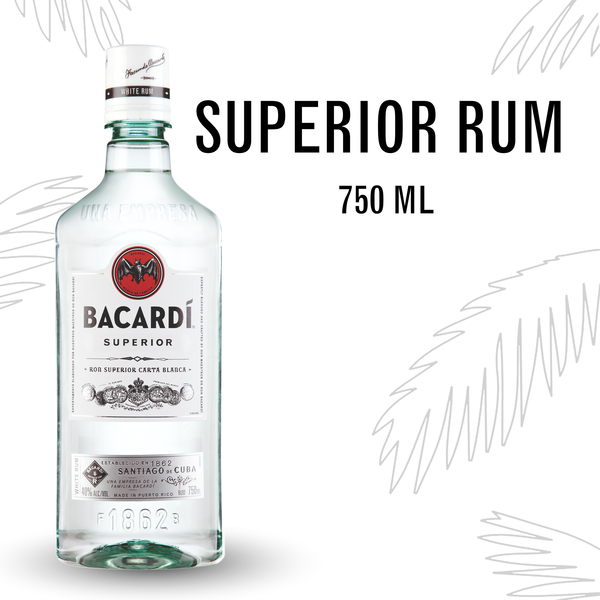 Bacardí® Superior White Rum, Gluten Free Same-Day Delivery or