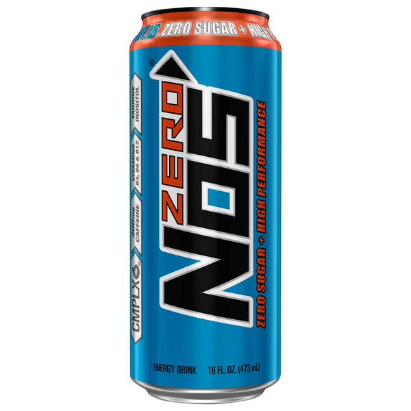 NOS Energy Drink, Zero Sugar + High Performance Same-Day Delivery