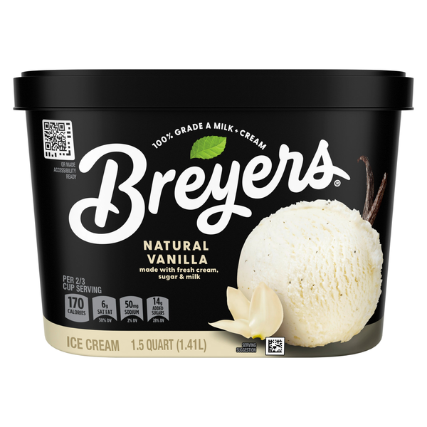Breyers Ice Cream Natural Vanilla