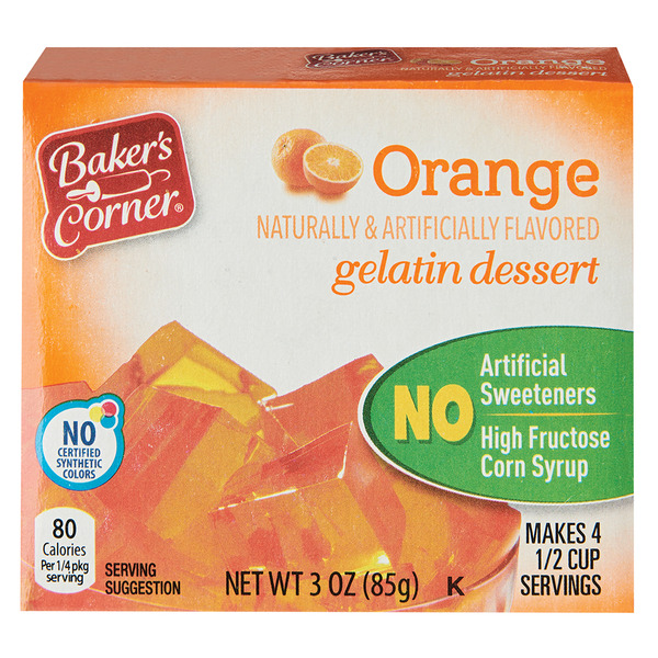 Baker's Corner Orange Gelatin