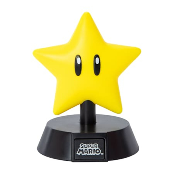 Paladone Icons Super Mario Super Star Light