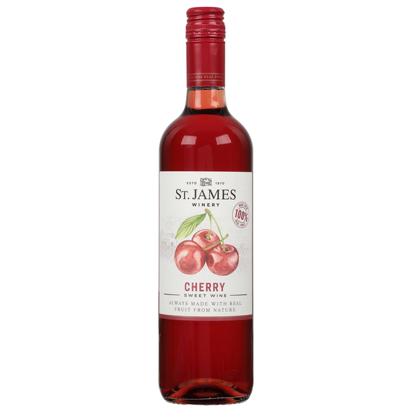 St. James Winery Sweet Wine, Cherry Same-Day Delivery or Pickup