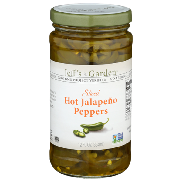 Jeff's Garden Sliced Hot Jalapeno Peppers Same-Day Delivery or