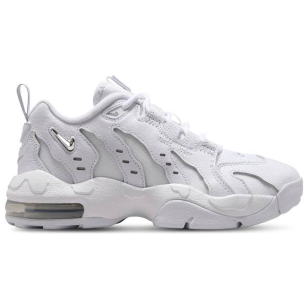 Nike Boys' Air DT Max 96 Grade School Shoe, Size 7 - White/Silver/Grey