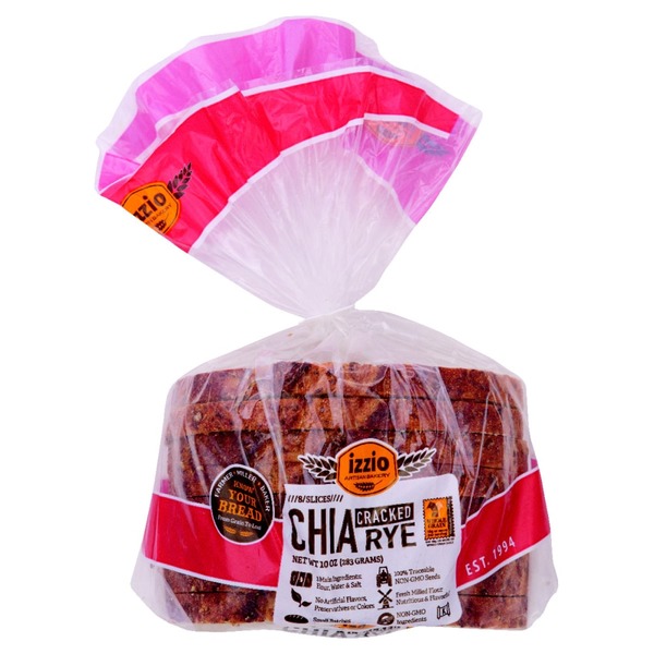 Izzio Artisan Bakery Cracked Chia Rye Bread (10 oz) from Kroger Instacart