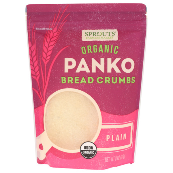 Sprouts Farmers Market Sprouts Organic Plain Panko Bread Crumbs Same