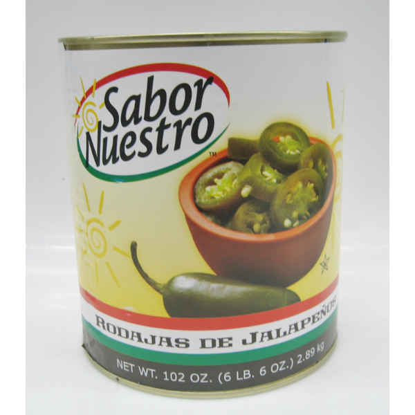 Sabor Nuestro - Nacho Style Sliced Jalepenos - #10 cans