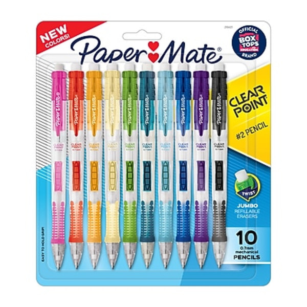 Paper Mate Assorted Barrel Refillable Clearpoint Mechanical Pencils