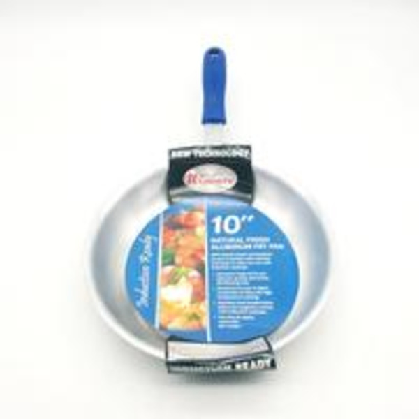 Winware - 10" Aluminum Fry Pan, Natural Finish