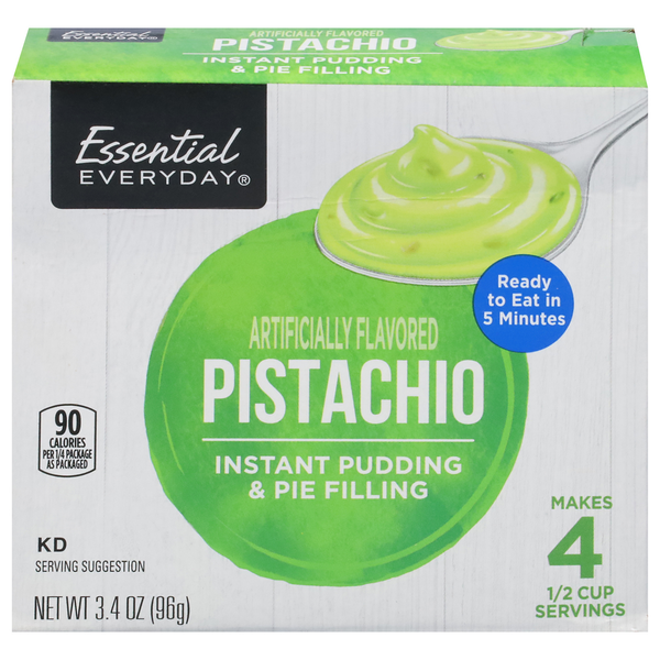Essential Everyday Pudding & Pie Filling, Pistachio, Instant Same