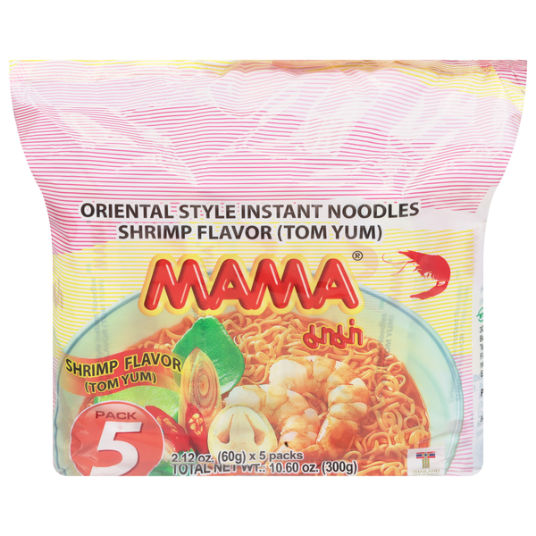 Mama Oriental Style Shrimp Flavor (Tom Yum) Instant Noodles Same