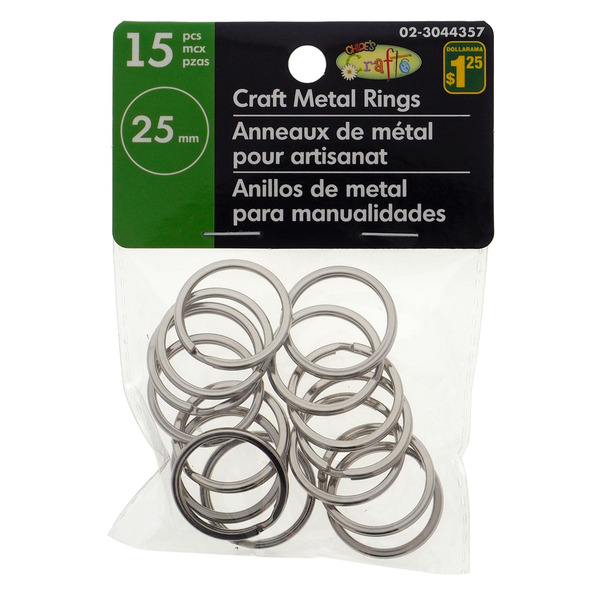 Dollarama Craft Metal Rings Same-Day Delivery | Dollarama