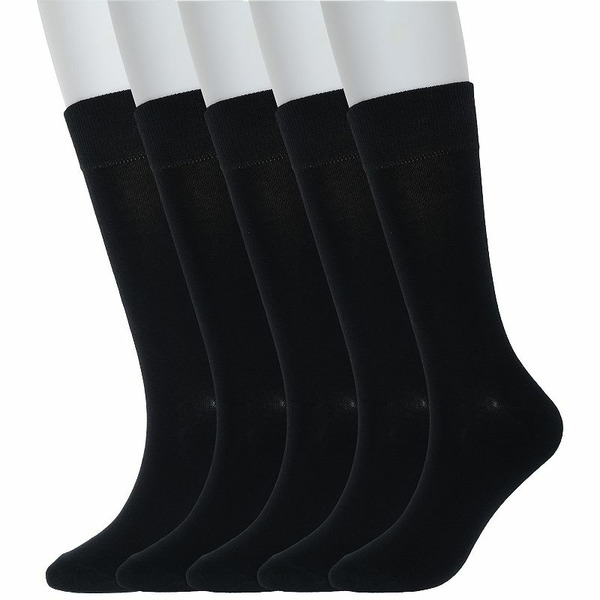 Sonoma Goods For Life Men's ® 5-pack Socks, Black Flatknit