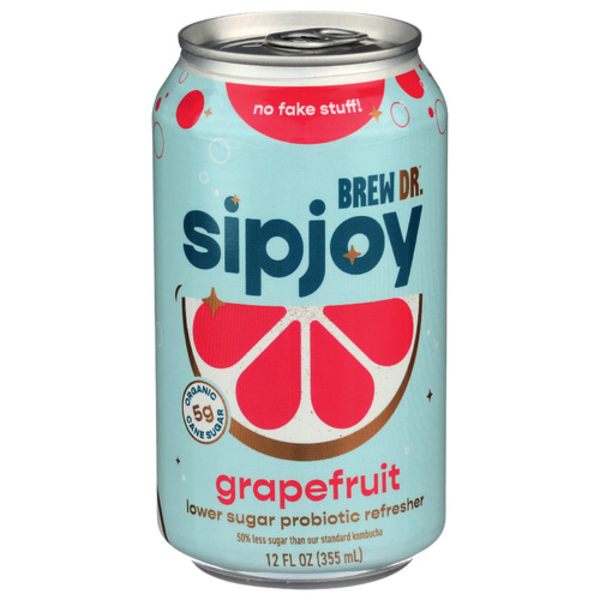 ダイエットドリンク sora Brew Dr. Kombucha Sipjoy Grapefruit Probiotic Sparkling Water Same