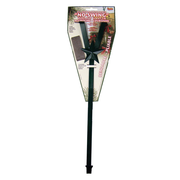 Panacea No Swing Green Wreath Hanger