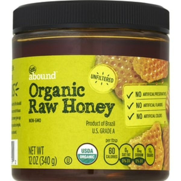 Abound Organic Raw Honey