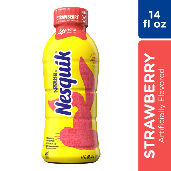 Nestlé NESQUIK Strawberry Lowfat Milk