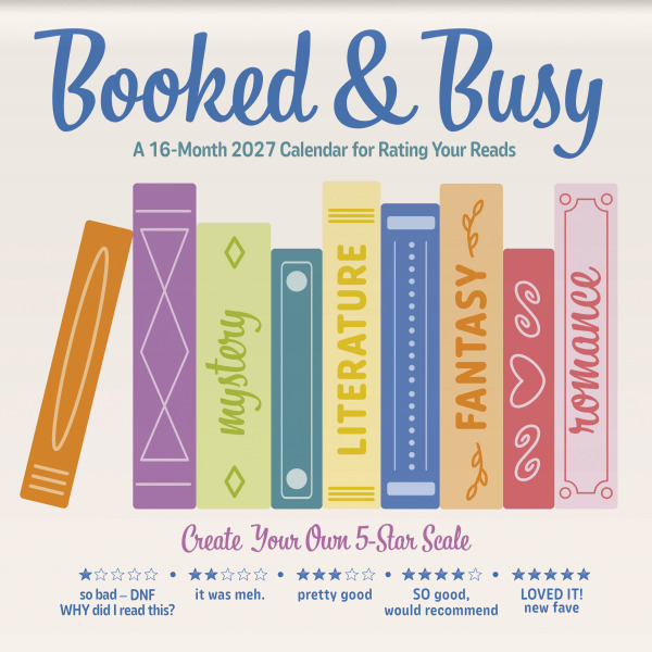 Date Works Booked & Busy 2027 Wall Calendar, 12 x 12 in