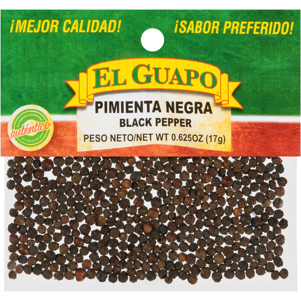 El Guapo® Whole Black Pepper (Pimienta Negra Entera)