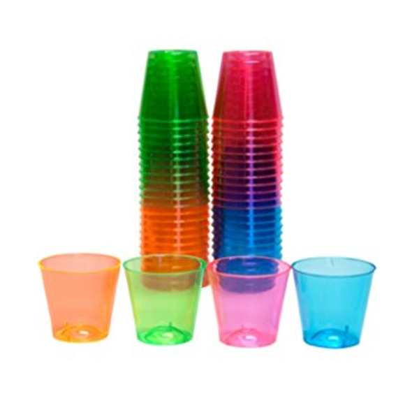 Party Essentials - Neon Cup Shots - 1/50 Ct