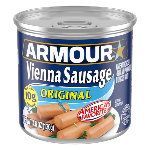 Armour Vienna Sausage Original Flavor Canned Sausage