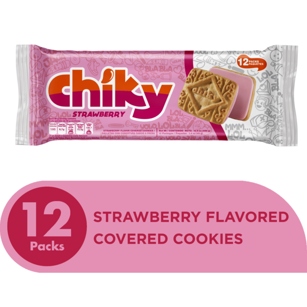 Chiky Strawberry Cookies Same-Day Delivery | El Super