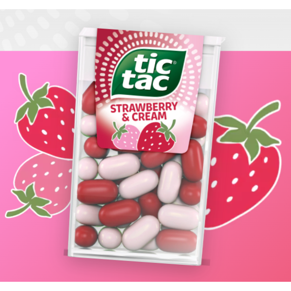 Tic Tac� Strawberry & Cream - 1.07oz/12ct