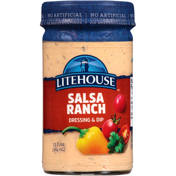 Litehouse Lite Salsa Ranch Dressing & Dip (13 fl oz) Instacart