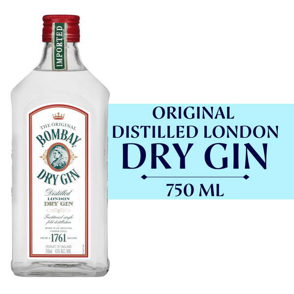 Bombay Distilled London Dry Gin Same-Day Delivery | Publix Liquors