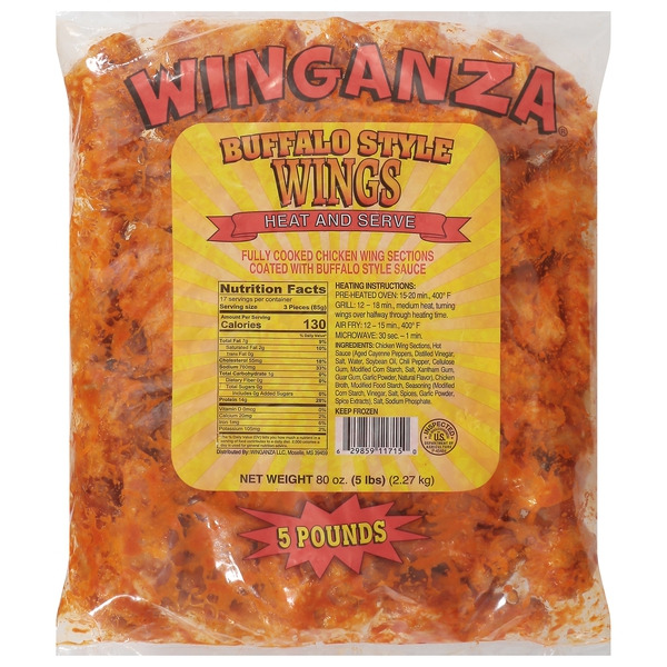 Winganza Wings, Buffalo Style Same-Day Delivery or Pickup | Save Mart