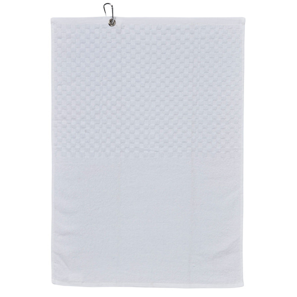 Maxfli Deluxe Golf Towel - White