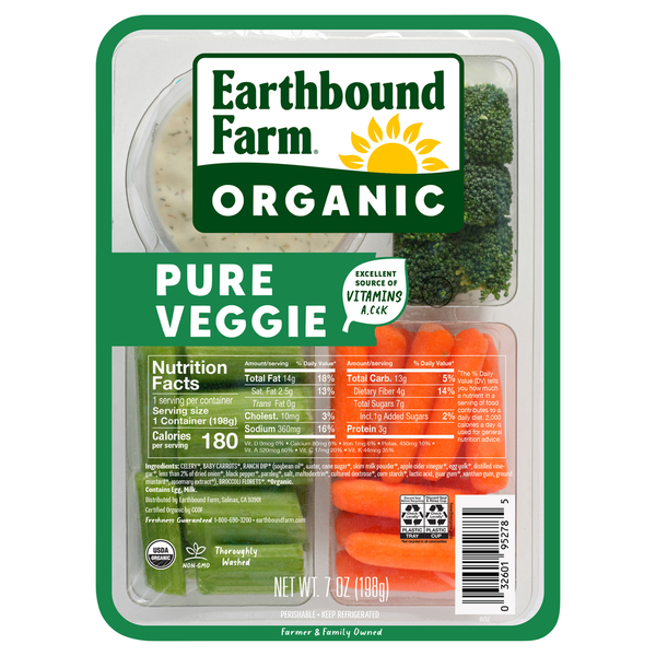 Earthbound Farm Organic Pure Veggie Same-Day Delivery or Pickup ...