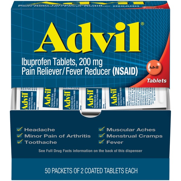Advil Ibuprofen (50 ct) Instacart