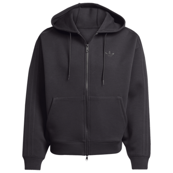 adidas Men's Spacer Hoodie, L - Black/Black