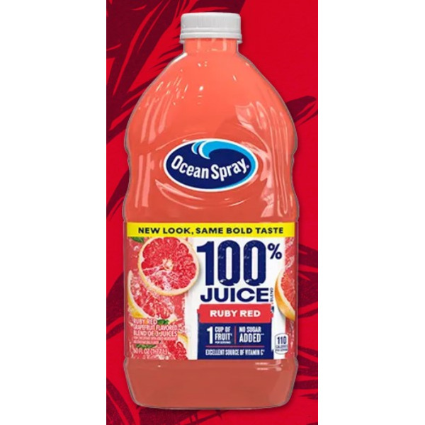 OCEAN SPRAY - RUBY RED GRAPEFRUIT JUICE - 32OZ