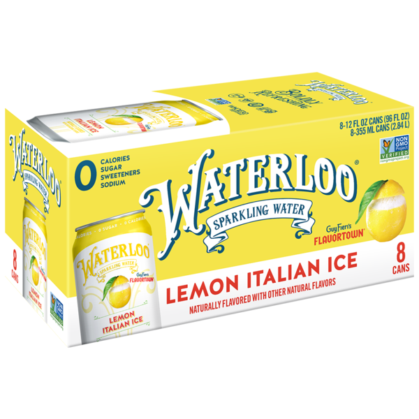 Waterloo Sparkling Water Lemon Italian Ice